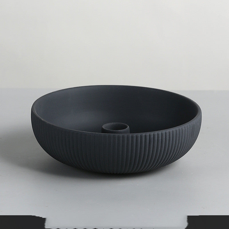 Simple Ceramic Candle Holder