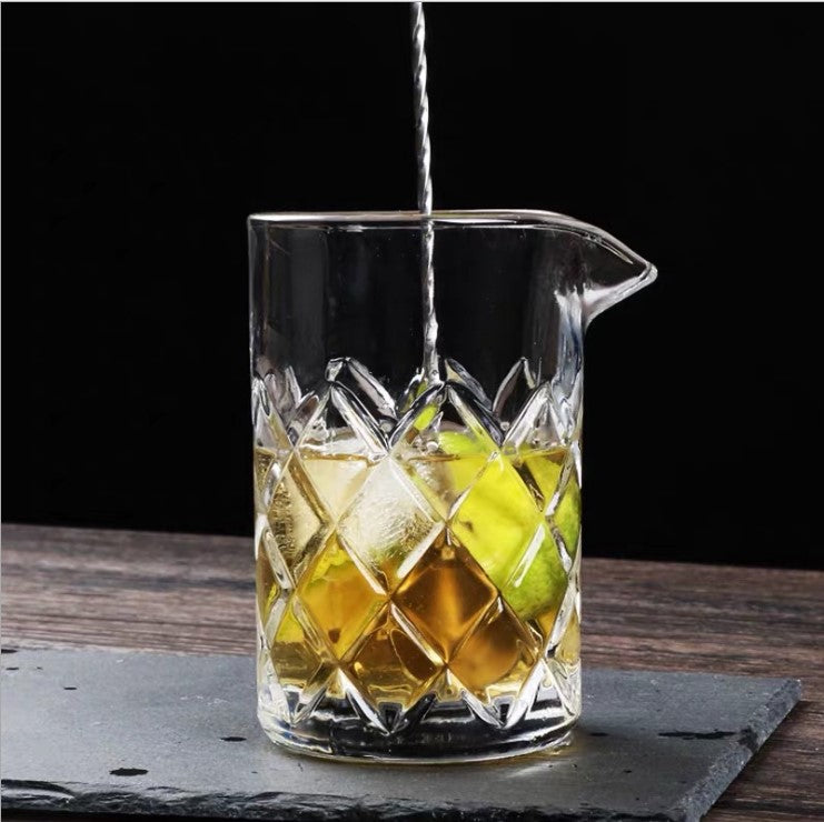 Crystal & Stainless Steel Cocktail Shaker Set
