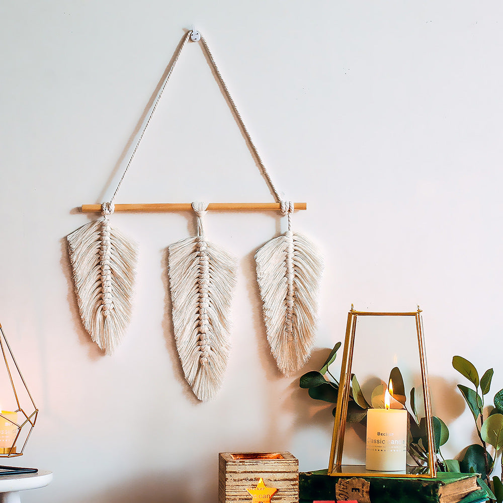 Macramé Leaf Wall Hanging