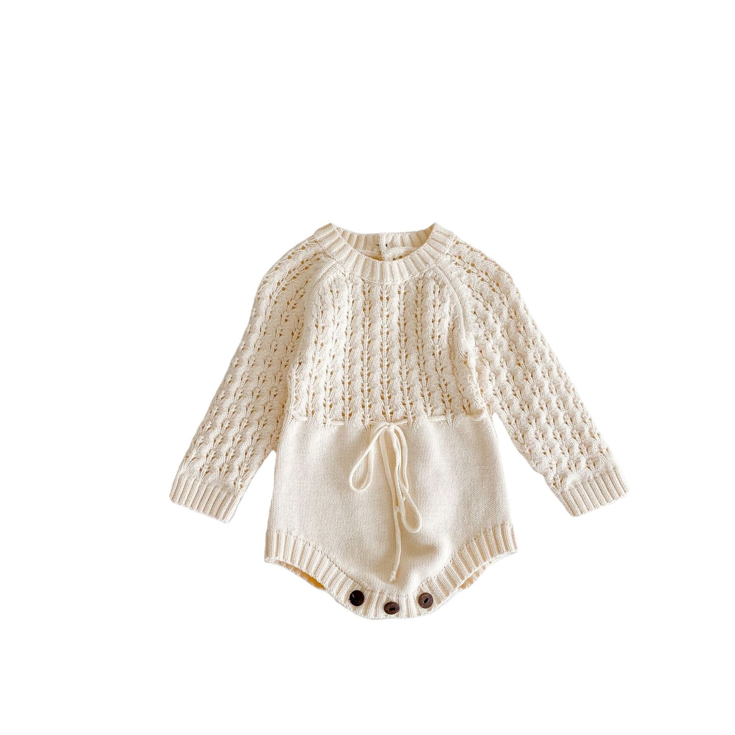 Girl Baby Knitted Romper