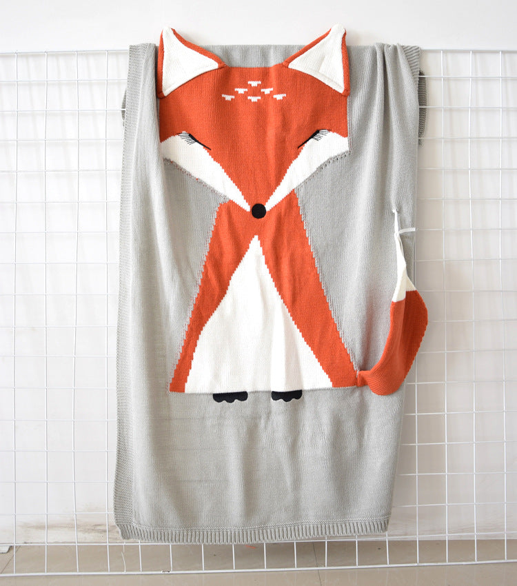 Infant Fox Blanket (Three-Dimensional)