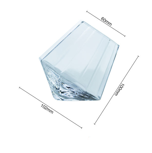 Pointed Diamond Cocktail Glass