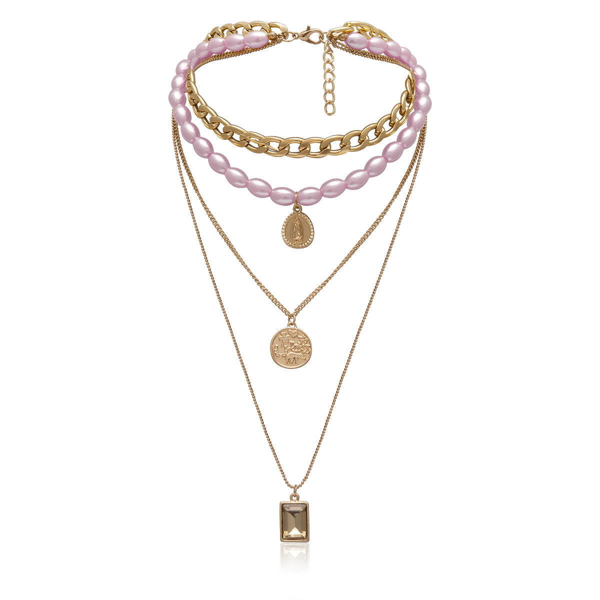 Womens Layered Necklace