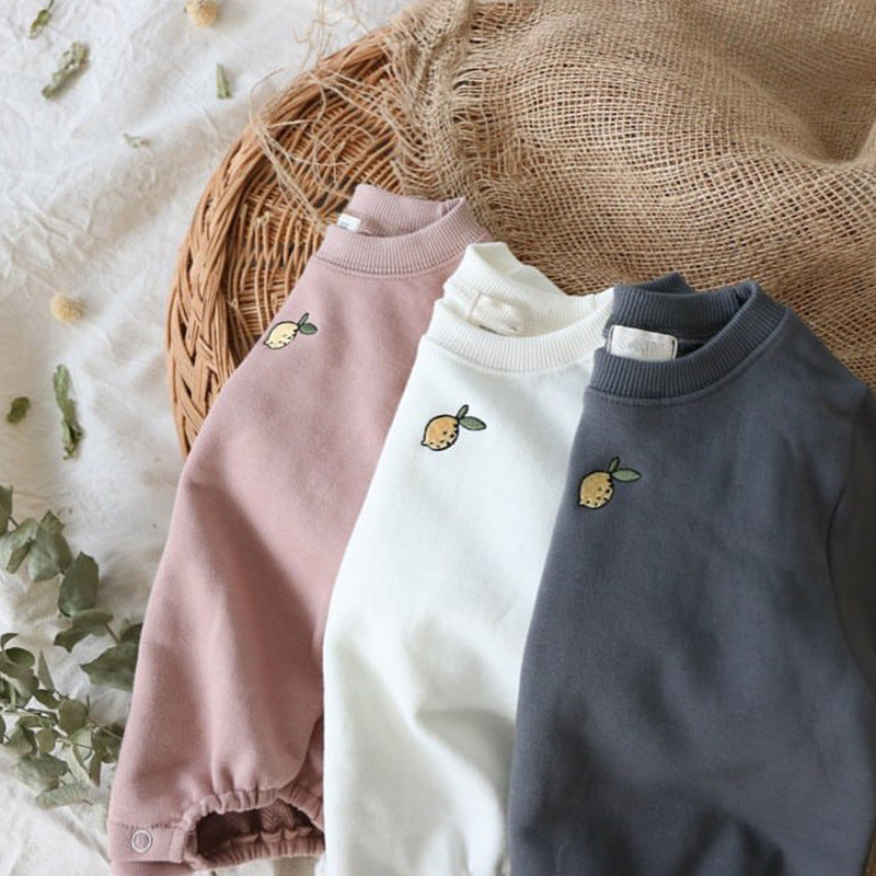 Long-sleeved Sweatshirt Romper