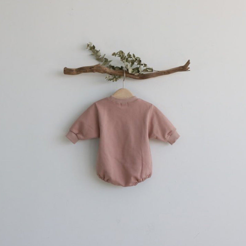 Long-sleeved Sweatshirt Romper