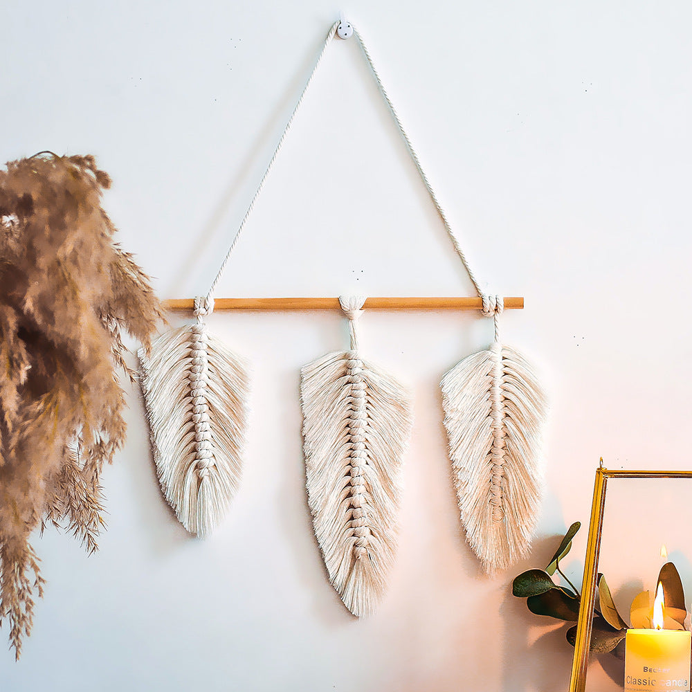 Macramé Leaf Wall Hanging