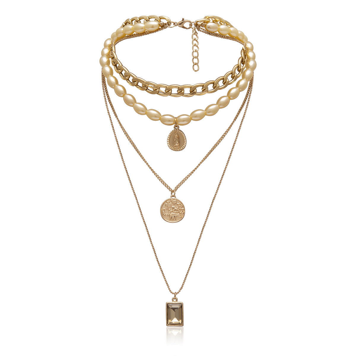 Womens Layered Necklace
