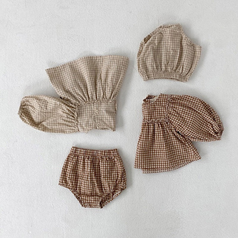 Baby Girls Gingham Set