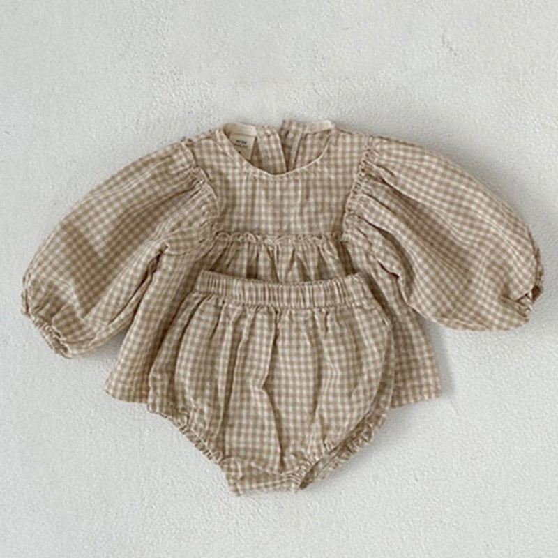 Baby Girls Gingham Set