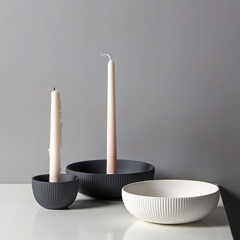 Simple Ceramic Candle Holder