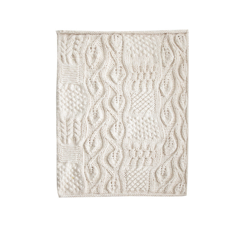 Hand-woven Thick Wool Like Blanket