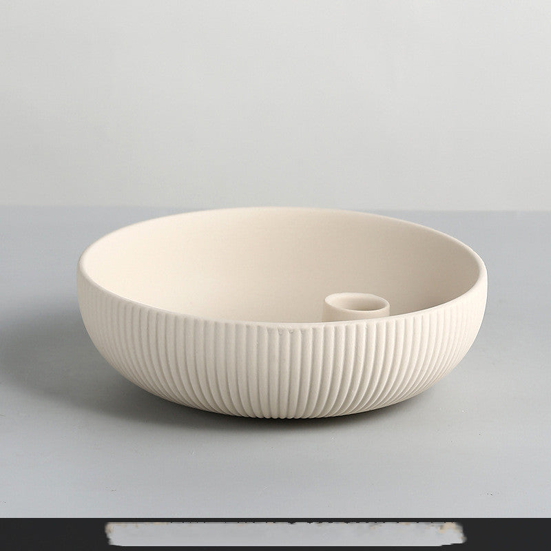 Simple Ceramic Candle Holder