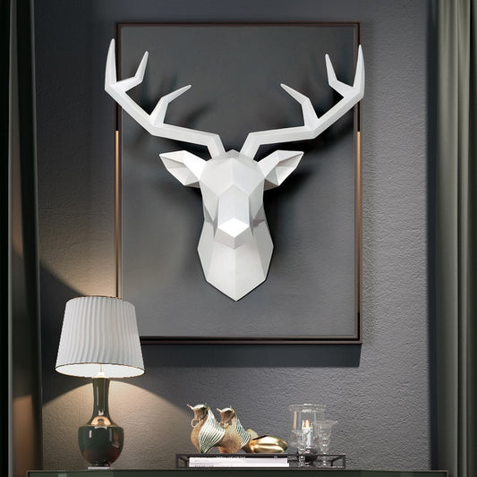 Resin Antelope Wall Sculpture