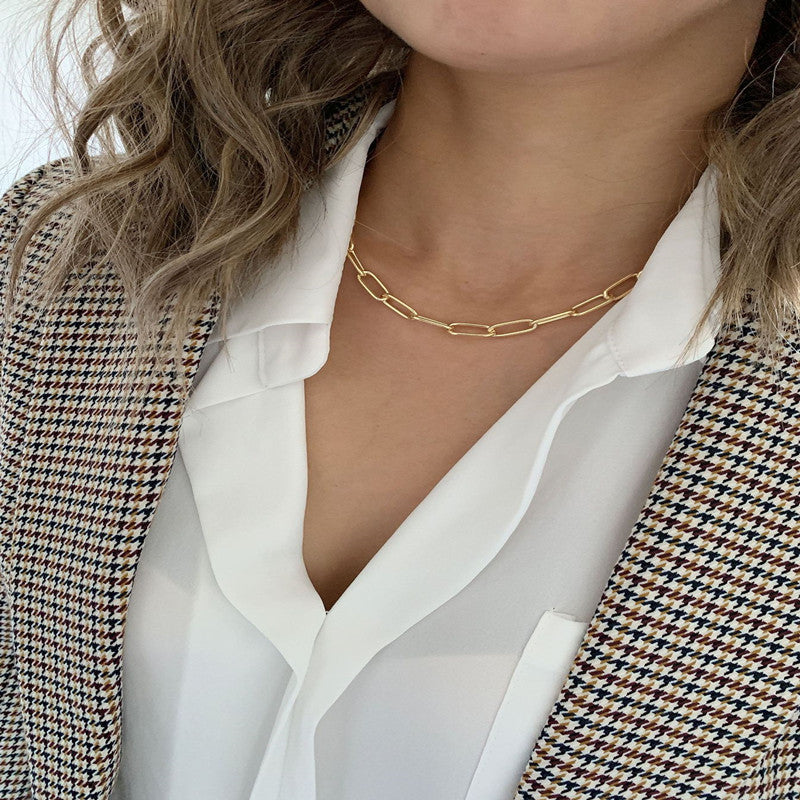 Simple Paperclip Necklace