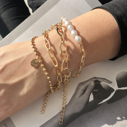 Geometric Women Stacking Bracelets