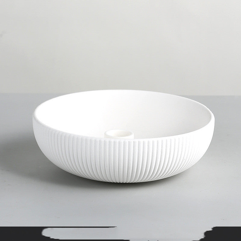 Simple Ceramic Candle Holder