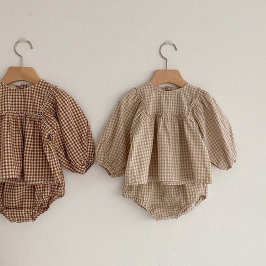 Baby Girls Gingham Set