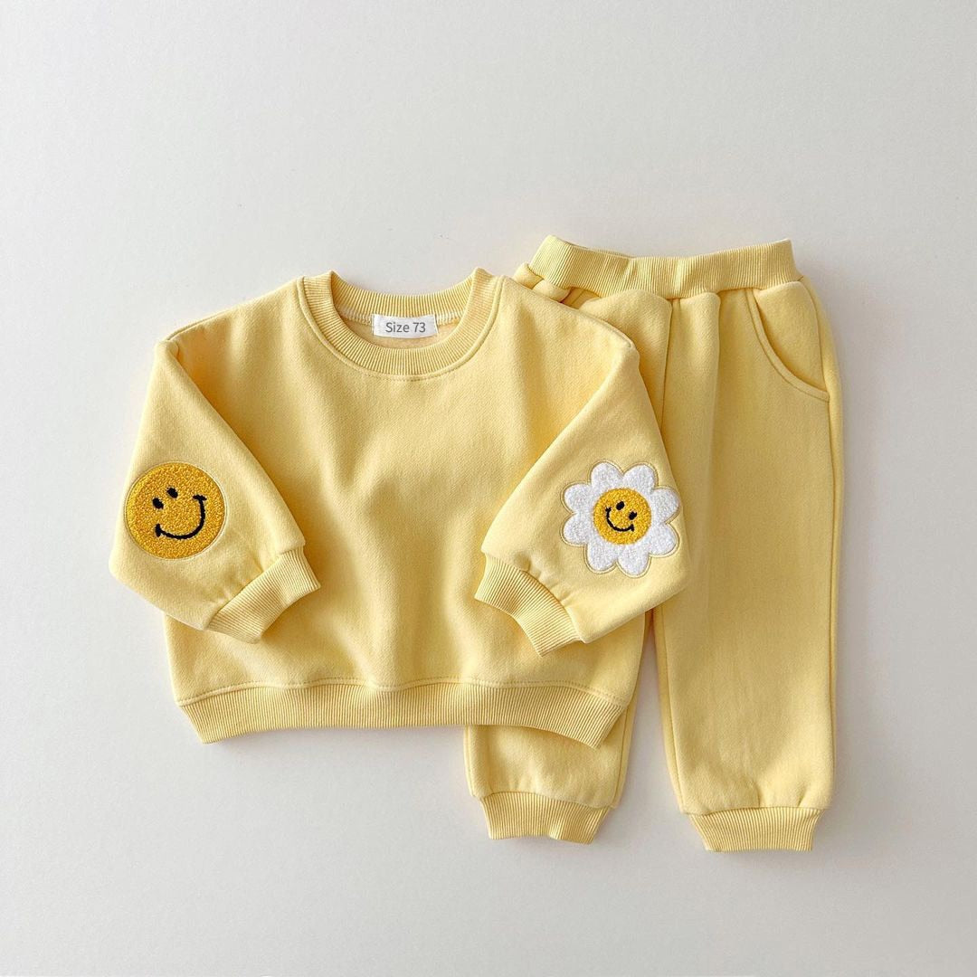 Embroidery Happy Face Set