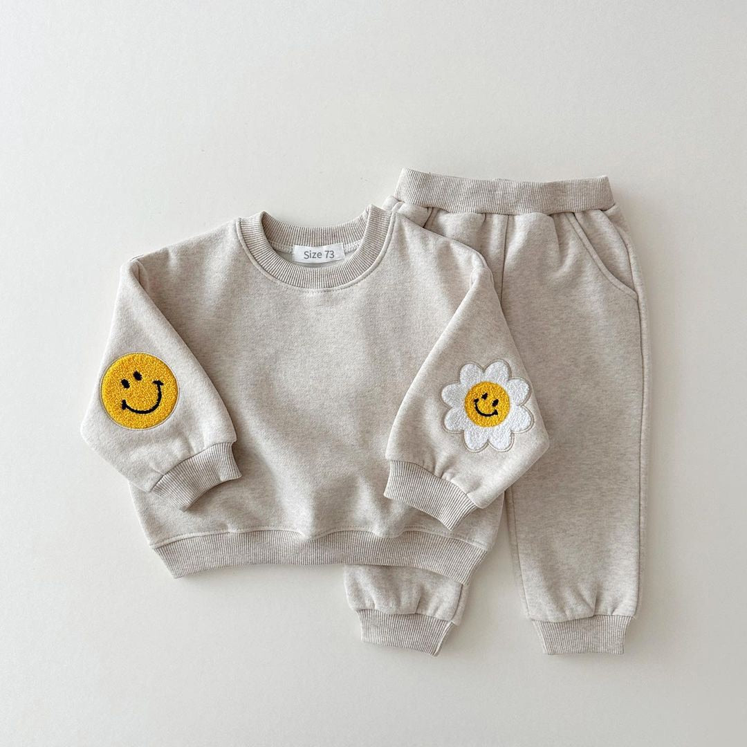Embroidery Happy Face Set