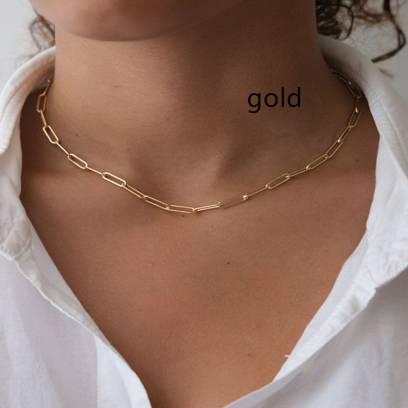 Simple Paperclip Necklace